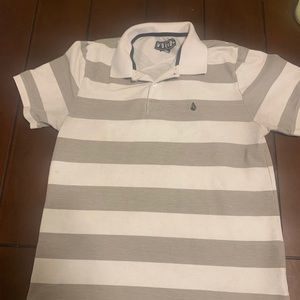 Volcom striped polo